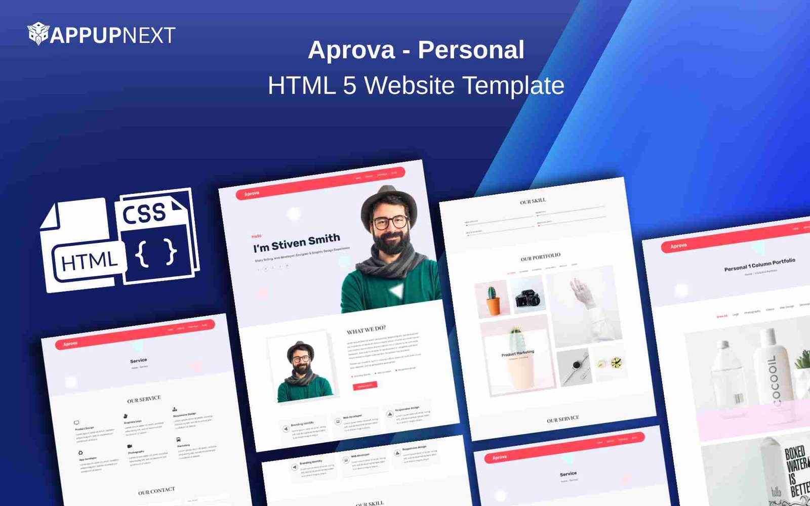 Aprova - Personal - HTML 5 Website Template