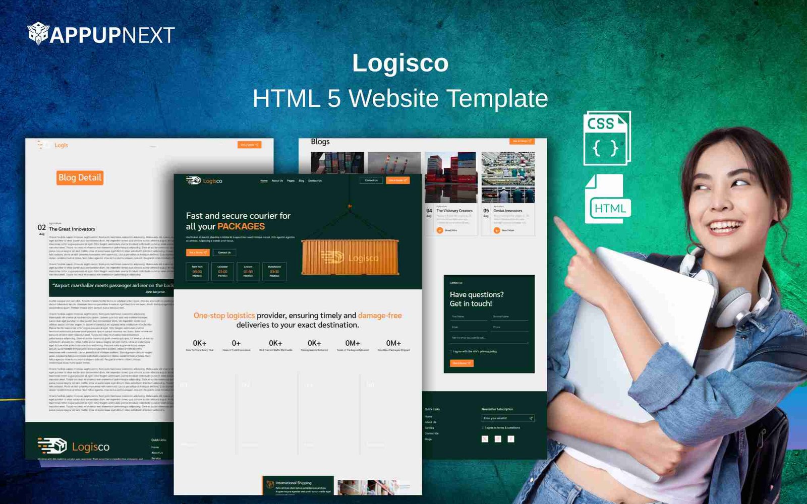 Logisco - HTML 5 Website Template