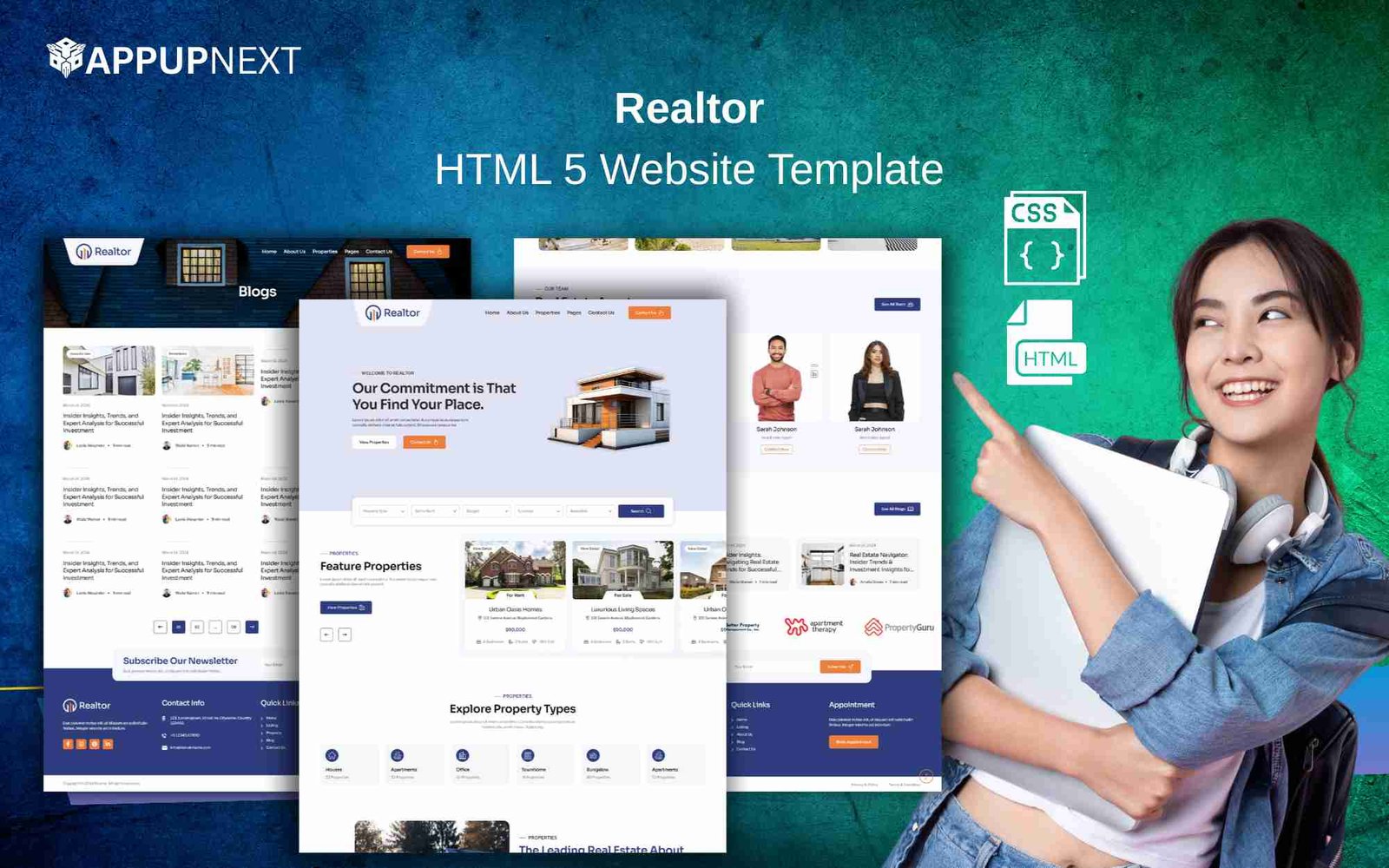 Realtor - HTML 5 Website Template - v2