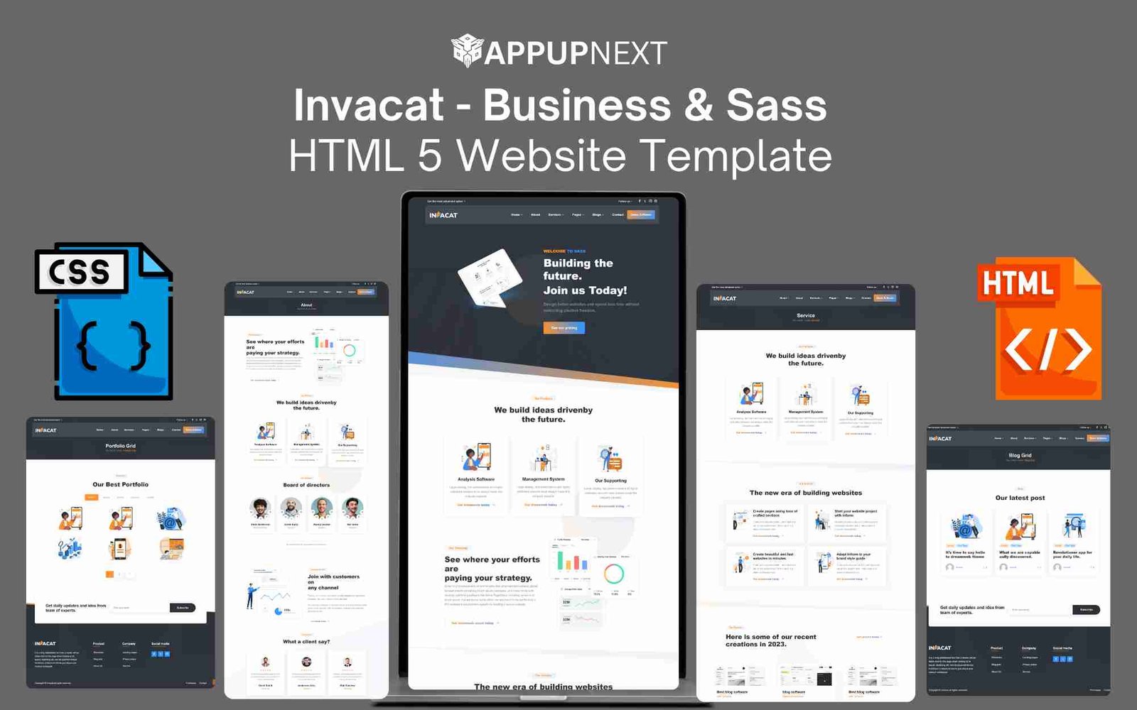 Invacat - Business & Sass - HTML 5 Website Template - v1