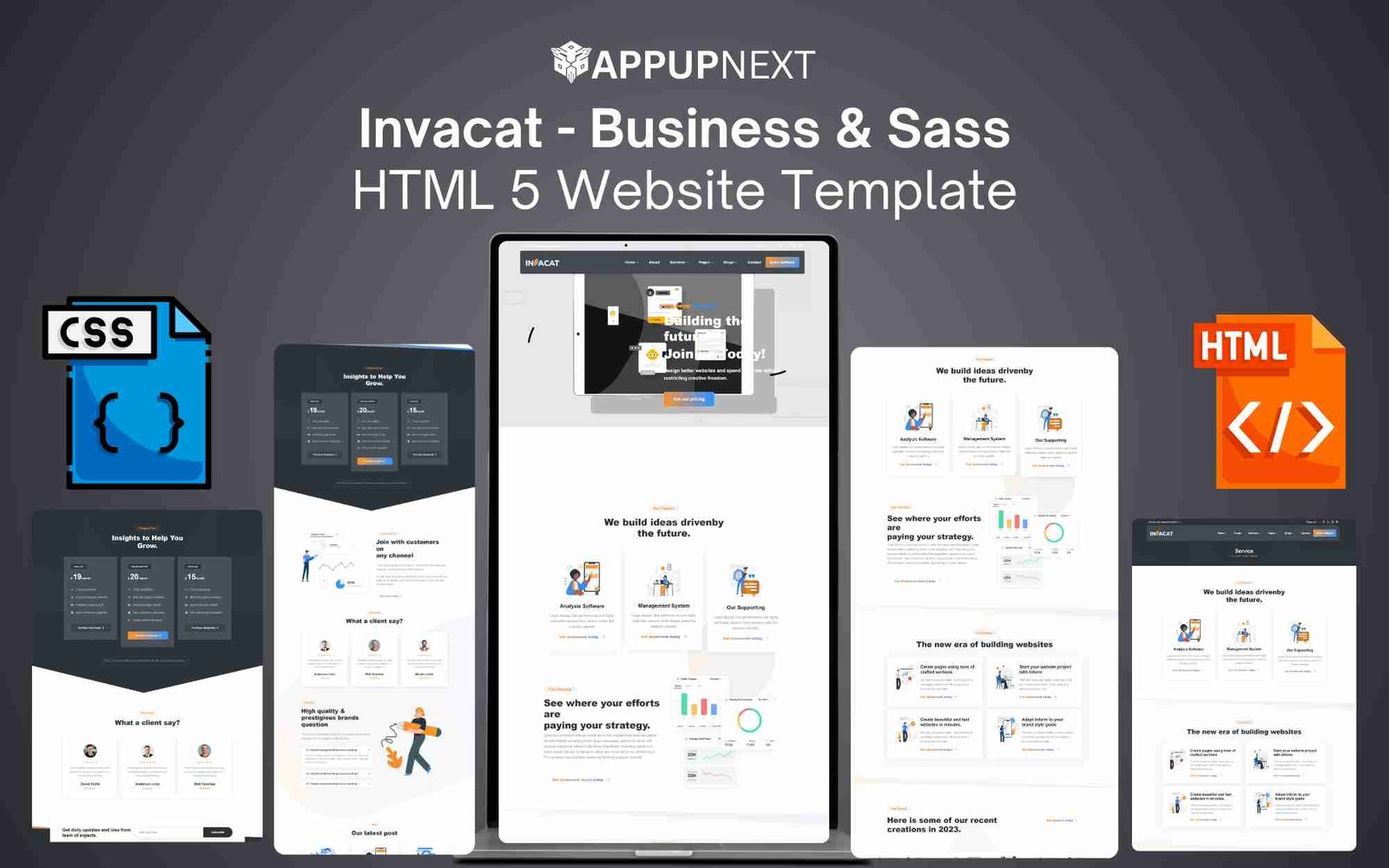 Invacat - Business & Sass - HTML 5 Website Template - v2