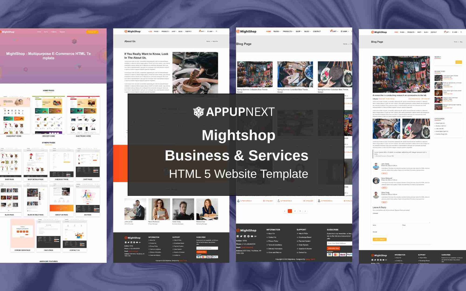 Mightshop - Business & Services - HTML 5 Website Template -  v1