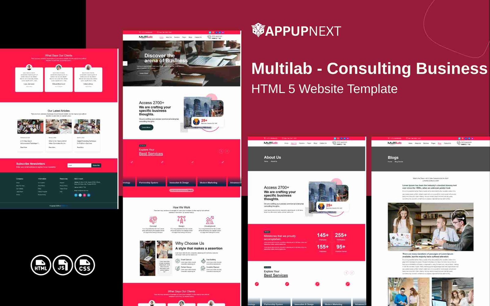Multilab - Consulting Business - HTML 5 Website Template