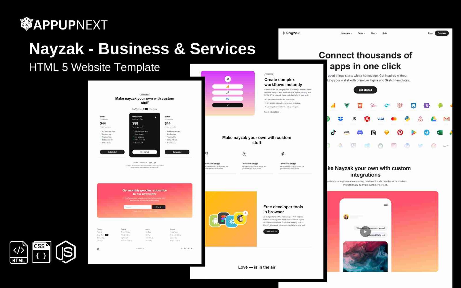 Nayzak - Business & Services - HTML 5 Website Template - v2