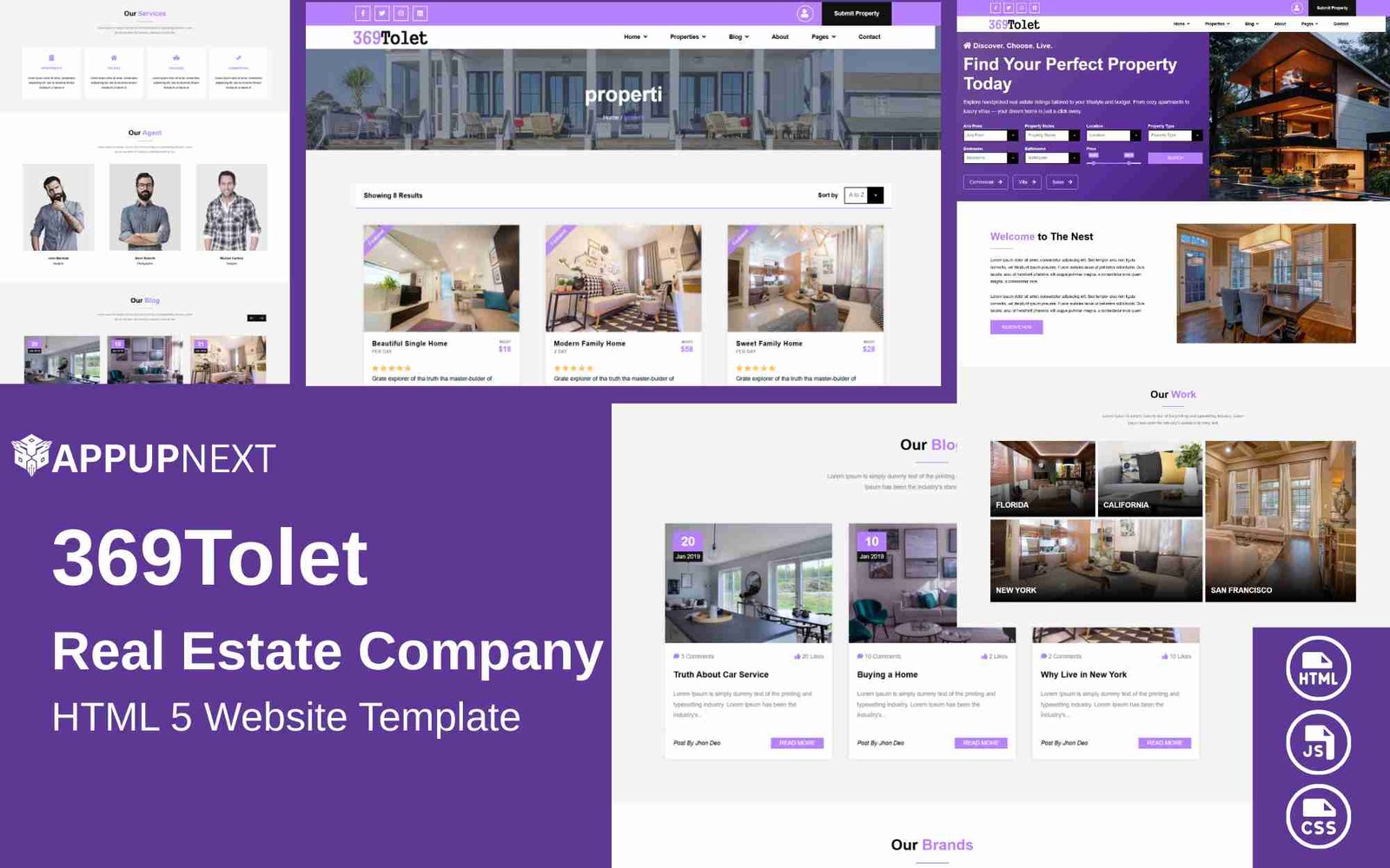 369Tolet - Real Estate Company - HTML 5 Website Template - v1