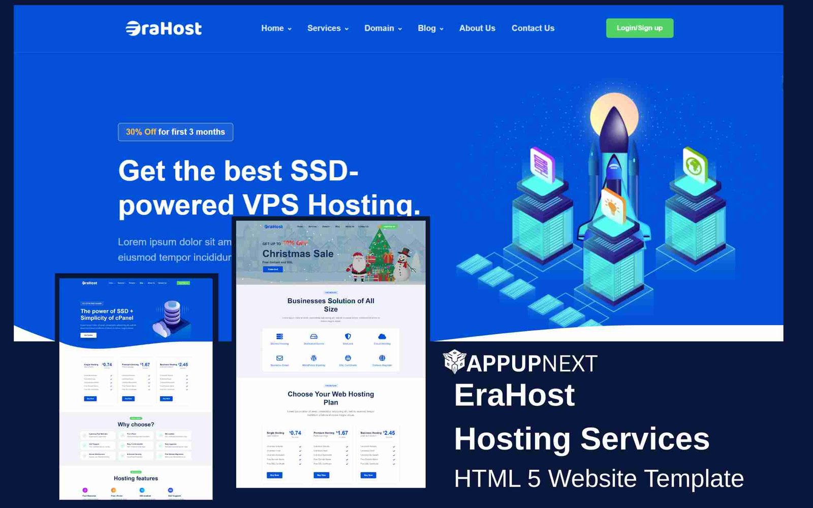 EraHost - Hosting Services - HTML 5 Website Template - v4