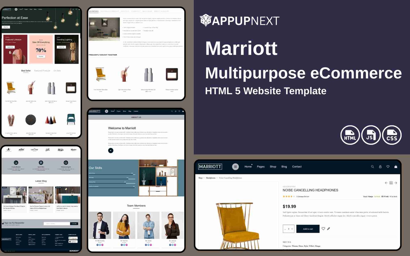 Marriott - Multipurpose eCommerce - HTML 5 Website Template - v1