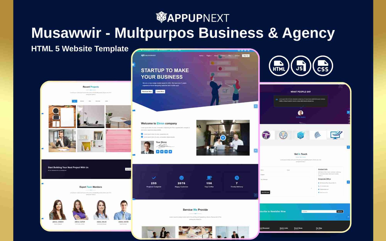 Musawwir - Multpurpos Business & Agency - HTML 5 Website Template - v1
