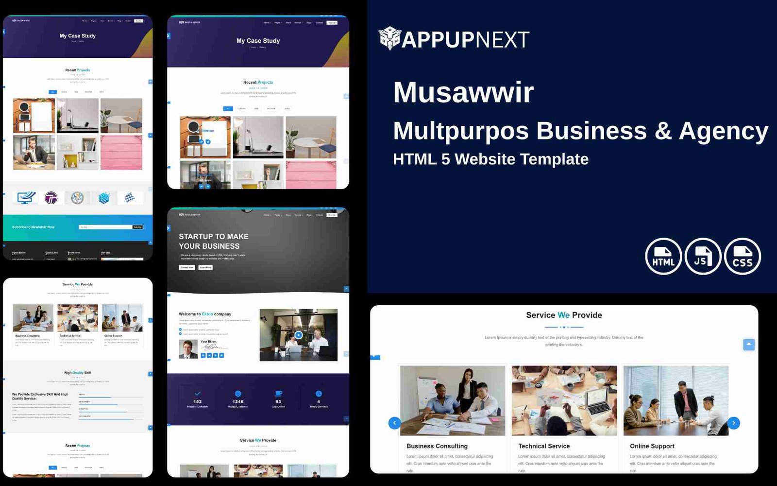 Musawwir - Multpurpos Business & Agency - HTML 5 Website Template - v5