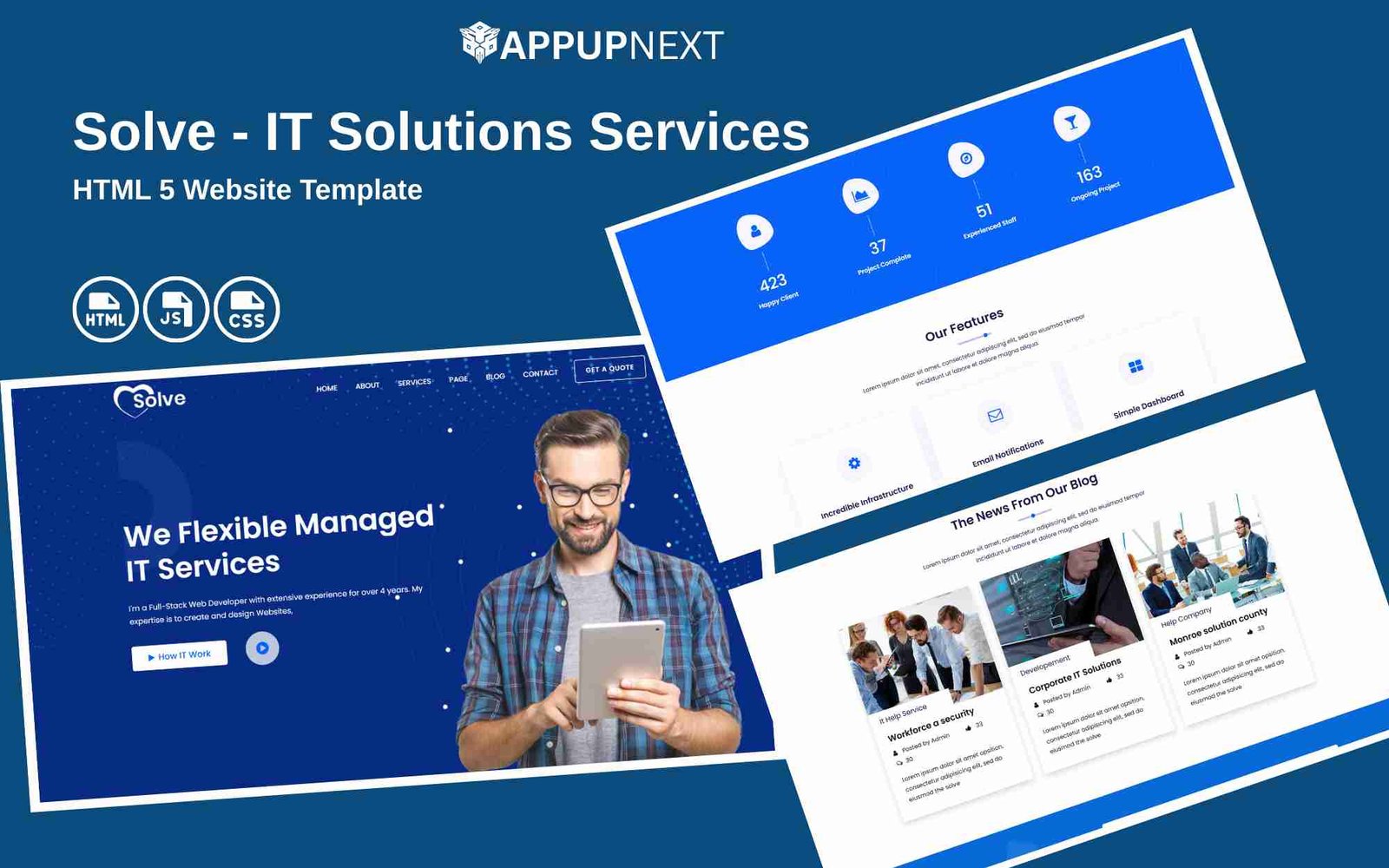 Solve - IT Solutions Services - HTML 5 Website Template - v1
