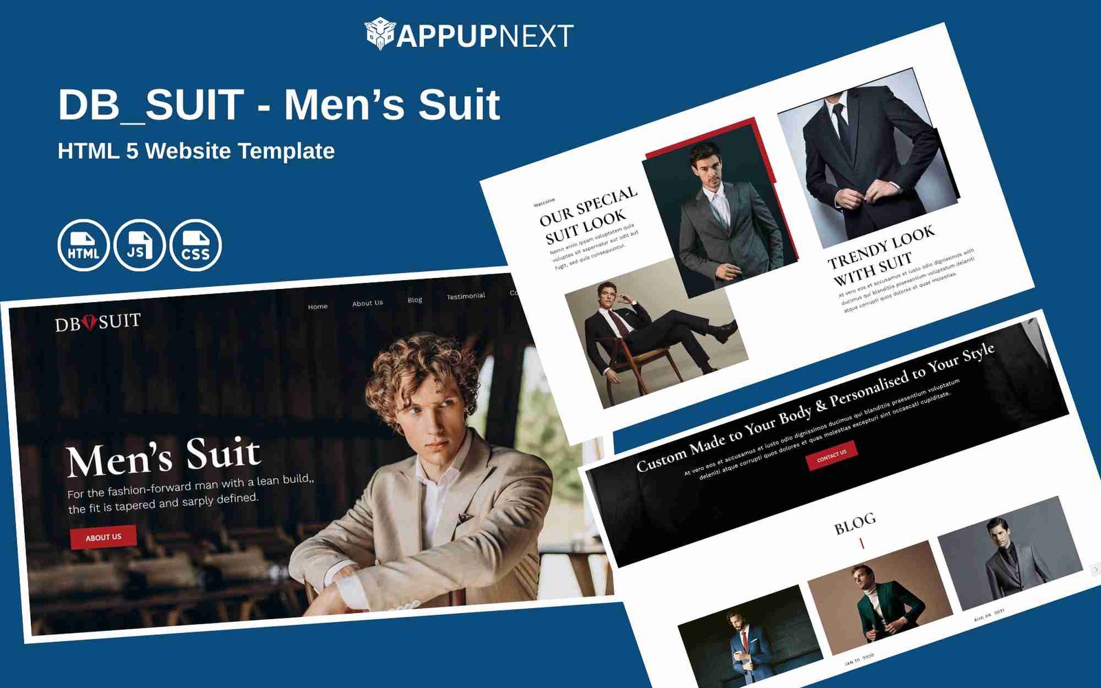 DB_SUIT - Men’s Suit - HTML 5 Website Template