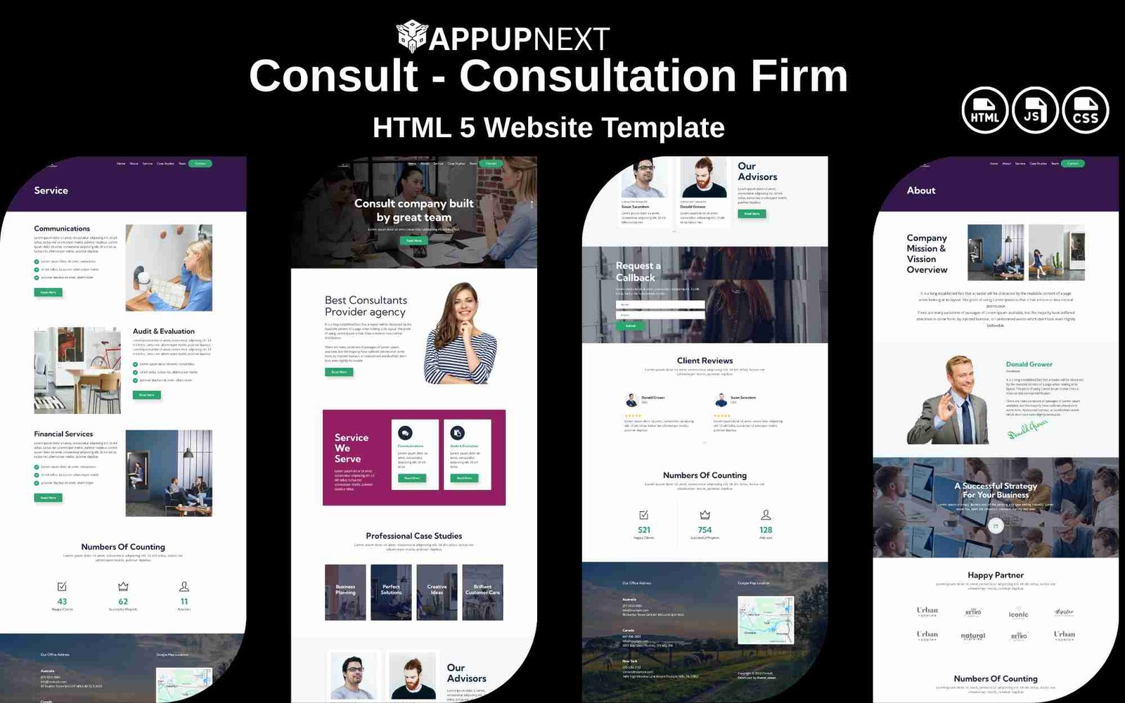 Consult - Consultation Firm - HTML 5 Website Template