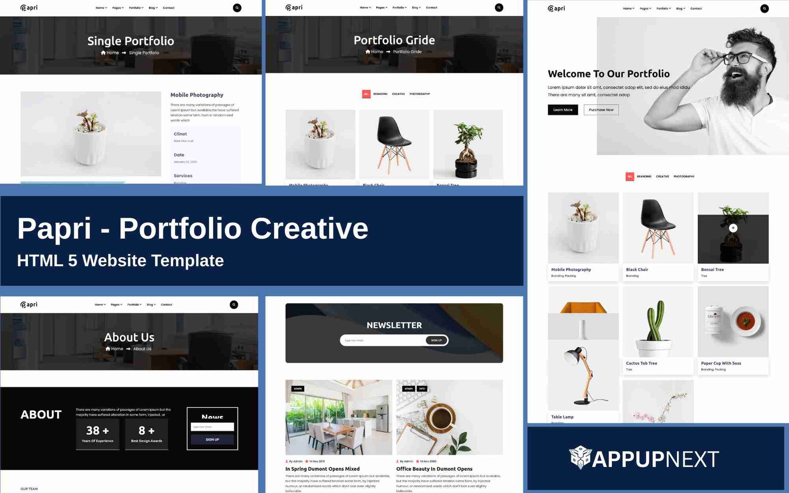 Papri - Portfolio Creative - HTML 5 Website Template - v2