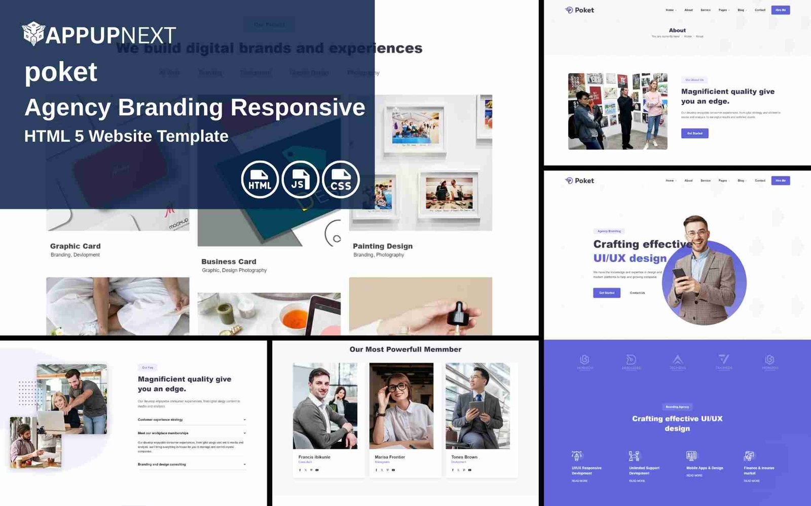 poket – Agency Branding Responsive - HTML 5 Website Template