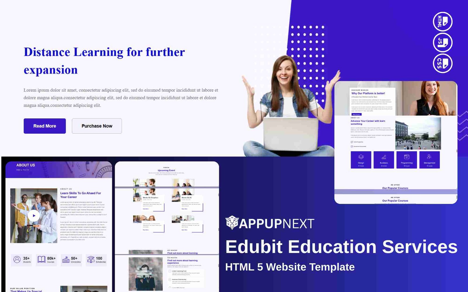 Edubit  - HTML 5 Website Template