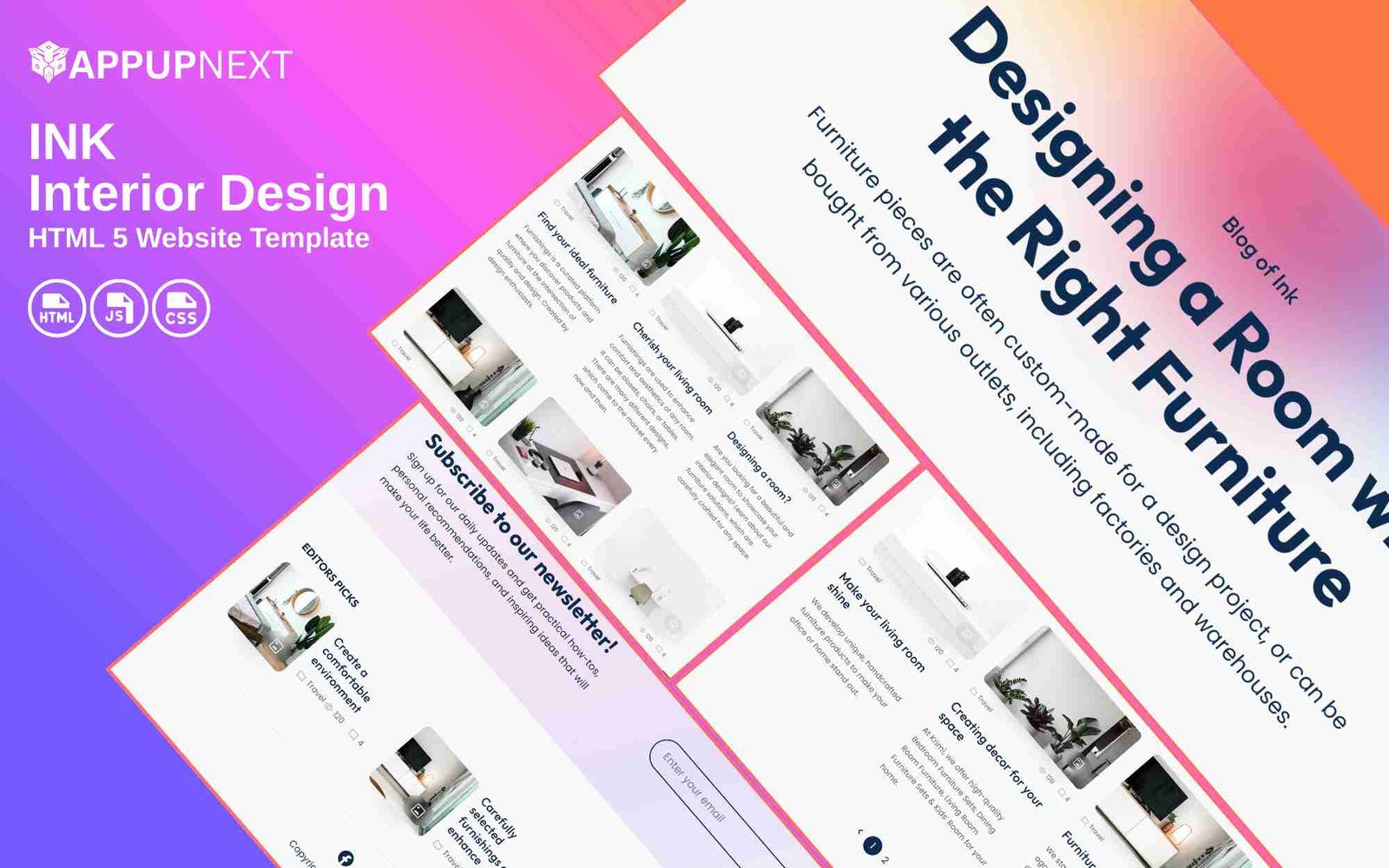 INK - Interior Design - HTML 5 Website Template - v3