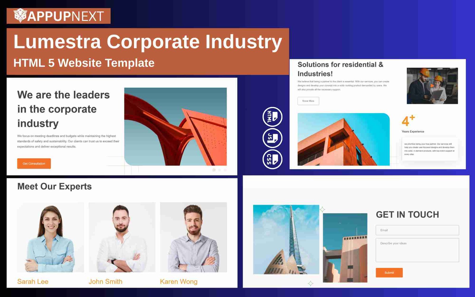 Lumestra - Corporate Industry- HTML 5 Website Template - v2