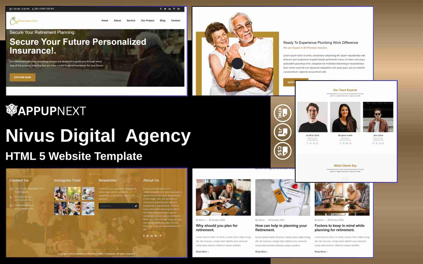 Nivus Digital  Agency - HTML 5 Website Template
