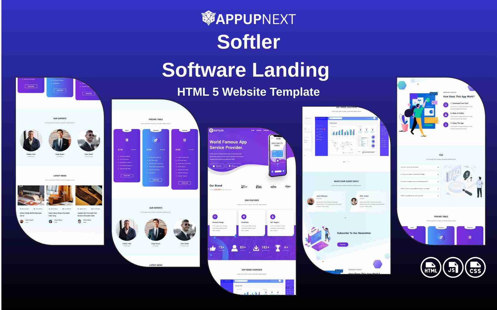 Softler - Software Landing - HTML 5 Website Template - v3