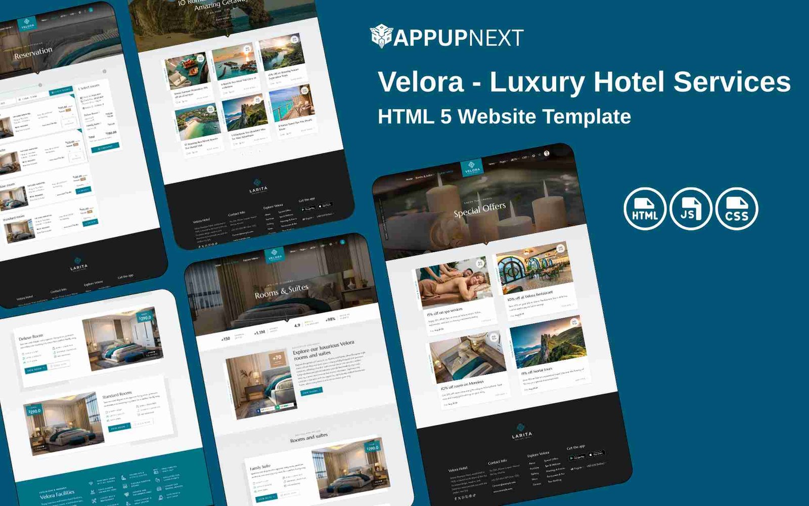Velora - Luxury Hotel - HTML 5 Website Template  - v2