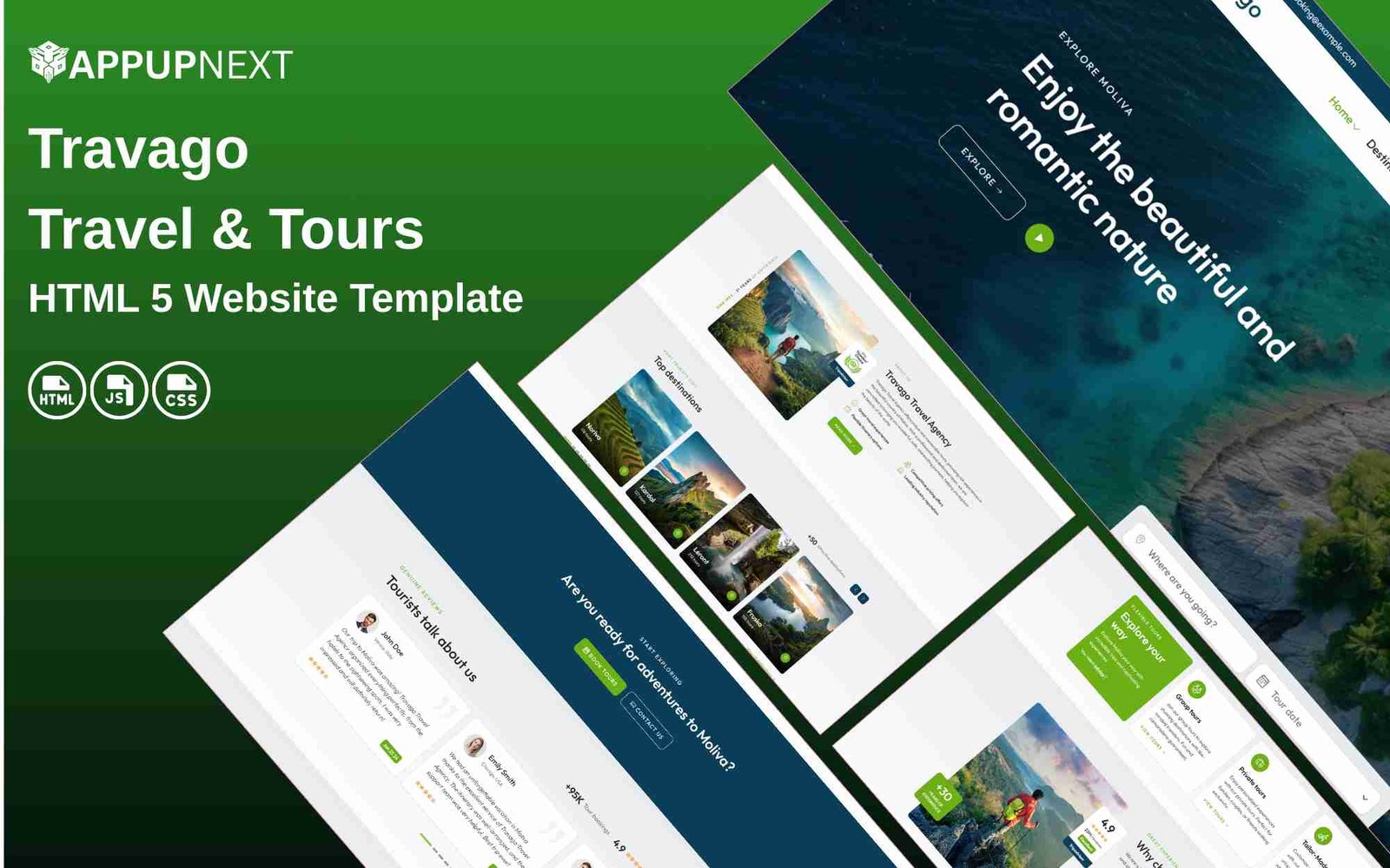 Travago - Travel & Tours - HTML 5 Website Template - v2