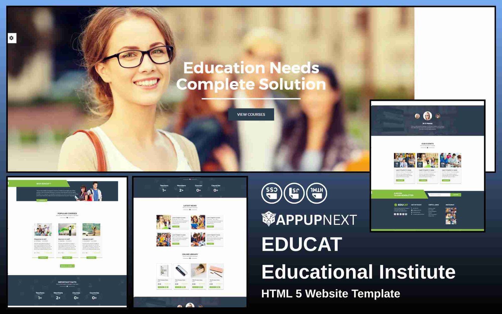 EDUCAT - Educational Institute - HTML 5 Website Template - v4