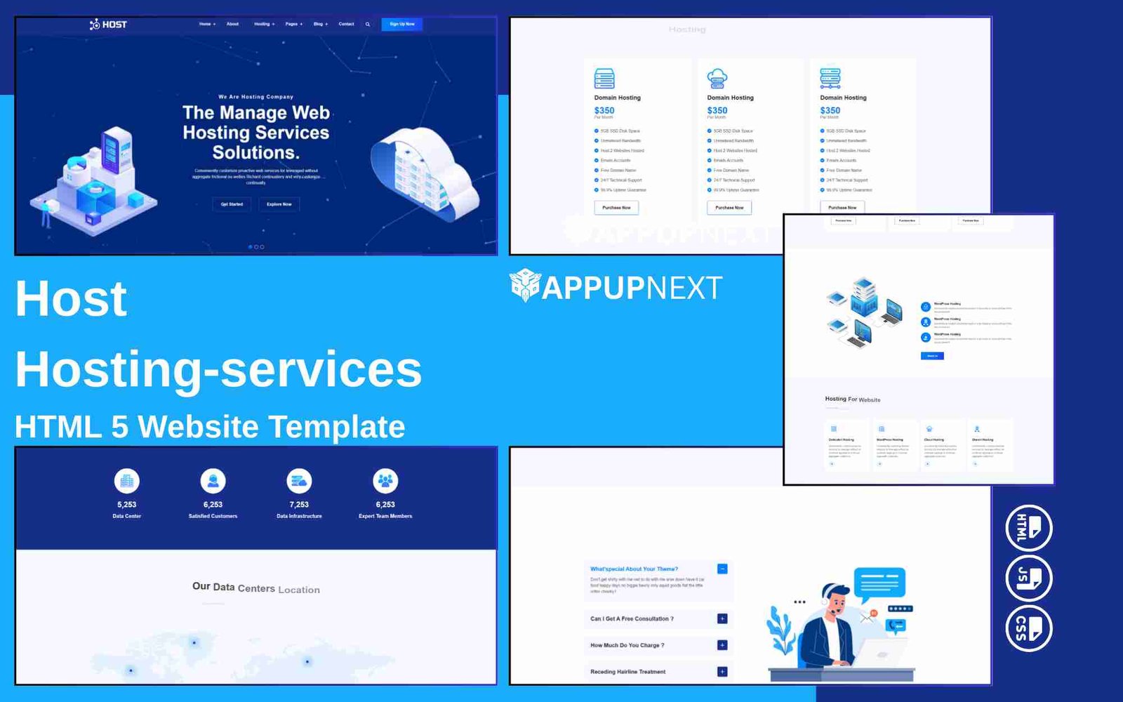 Host - Hosting‑services - HTML 5 Website Template  - v2