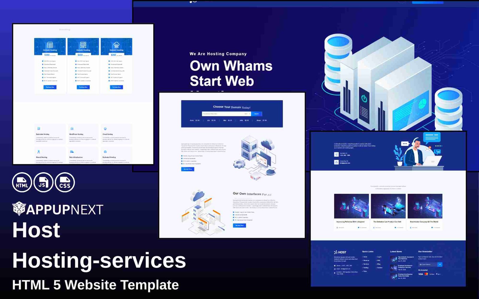 Host - Hosting‑services - HTML 5 Website Template  - v3