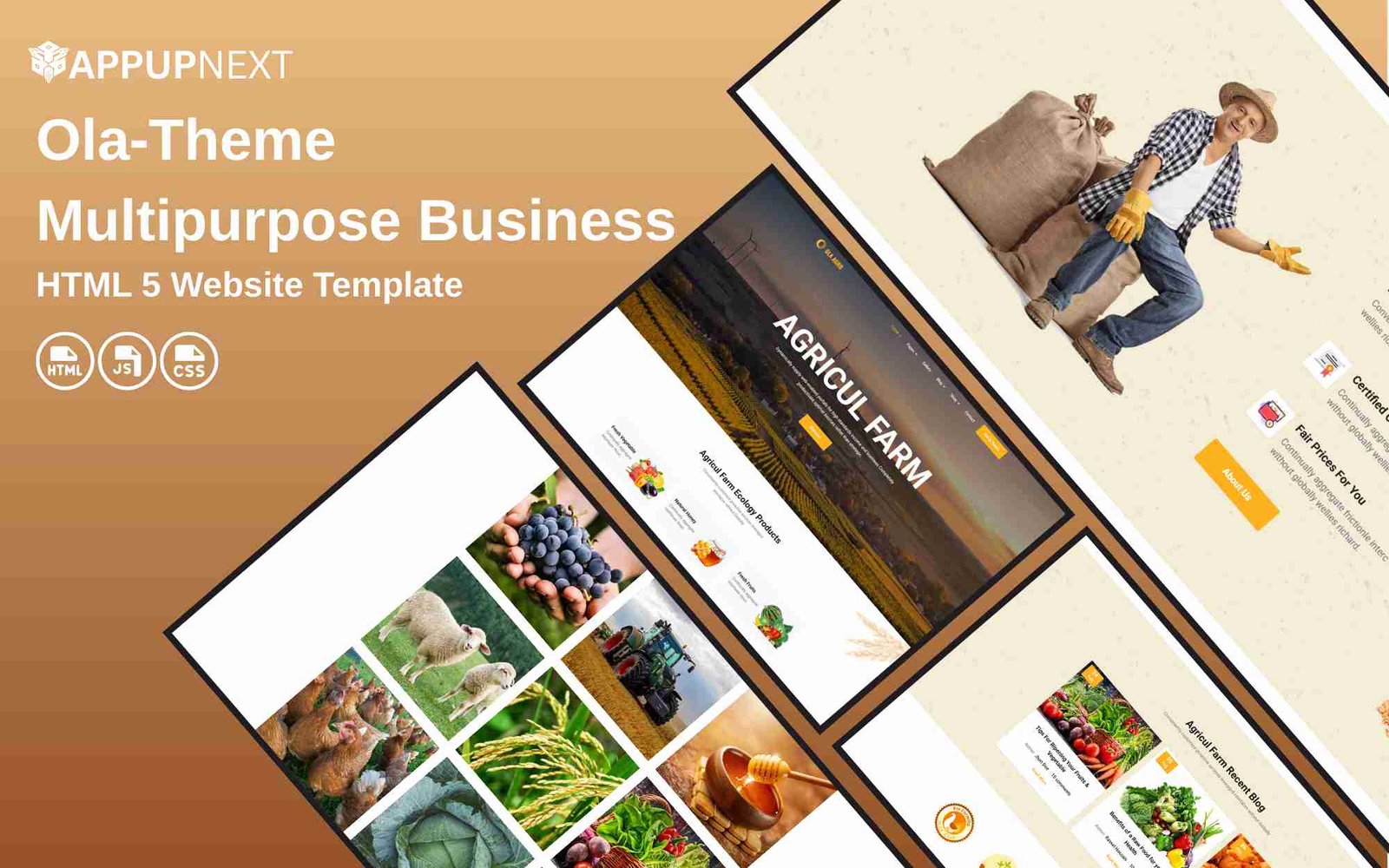 Ola‑Theme - Multipurpose Business - HTML 5 Website Template - v7