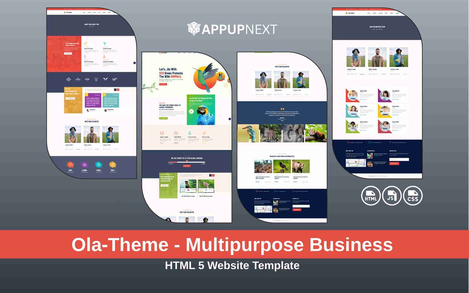 Ola‑Theme - Multipurpose Business - HTML 5 Website Template - v9