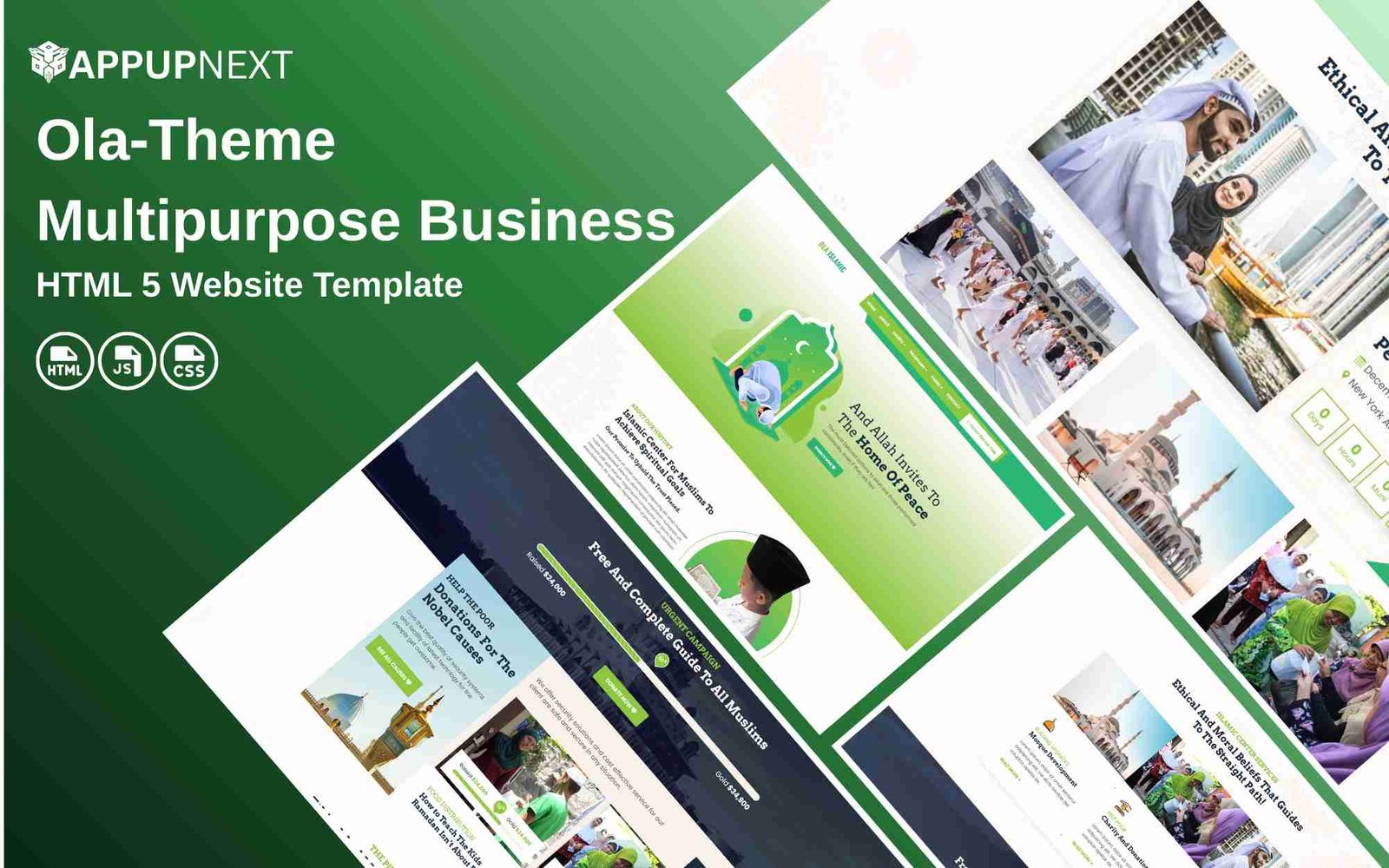 Ola‑Theme - Multipurpose Business - HTML 5 Website Template - v19