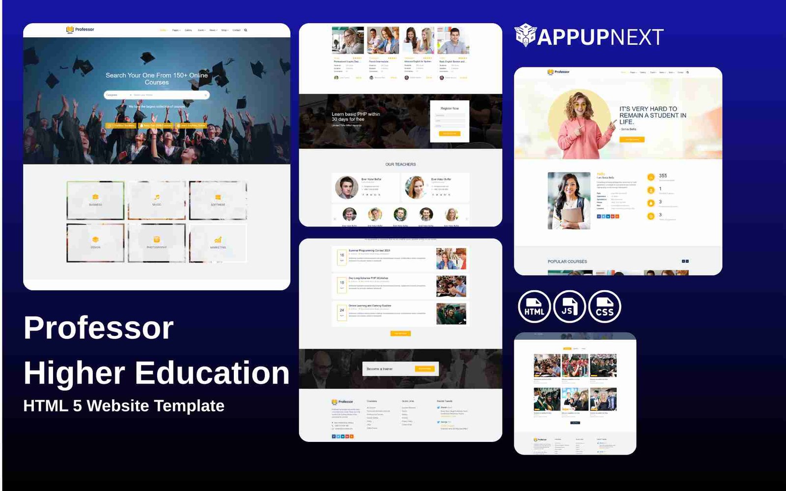Professor - Heigher Education- HTML 5 Website Template - v6