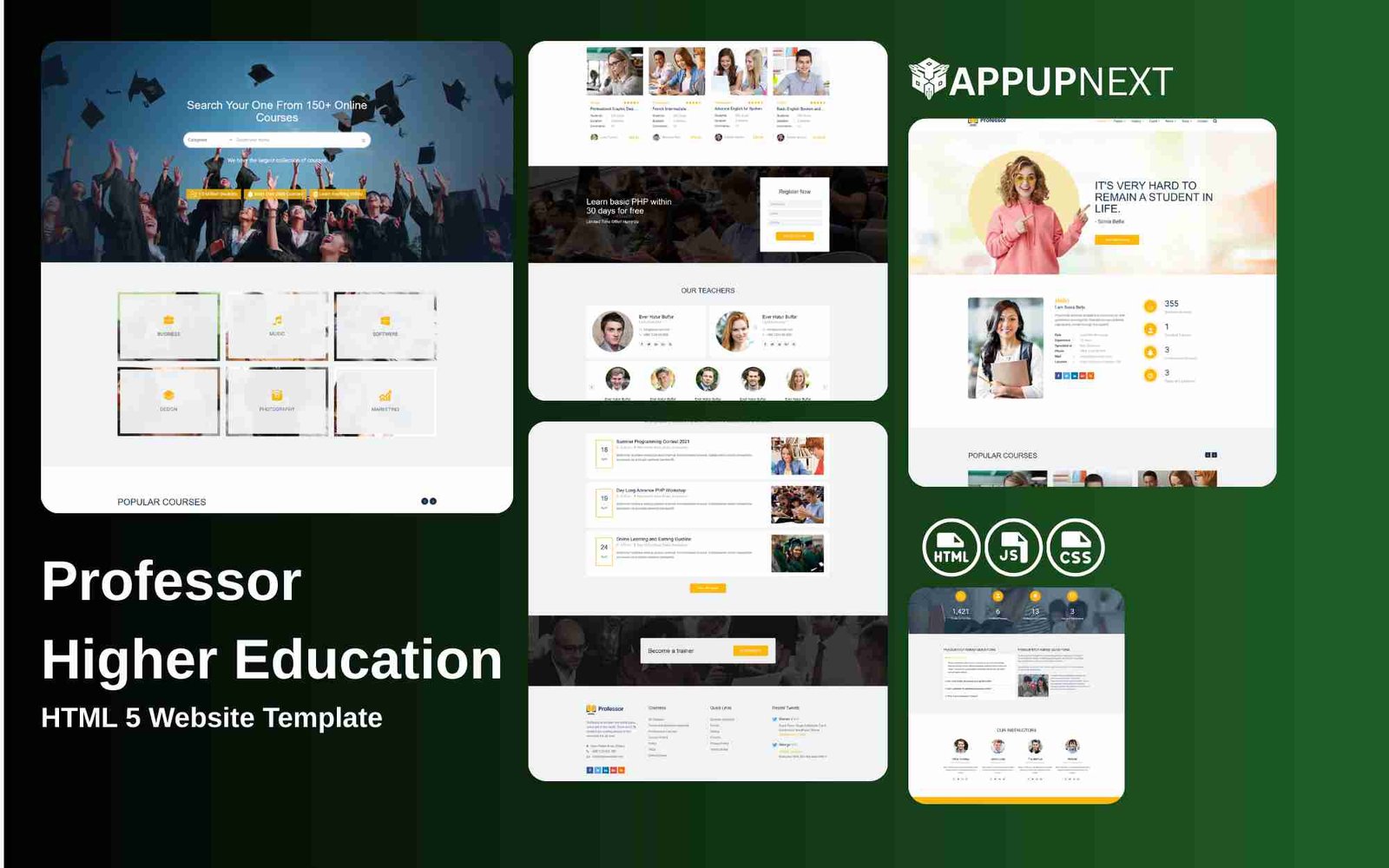 Professor - Heigher Education- HTML 5 Website Template - v7