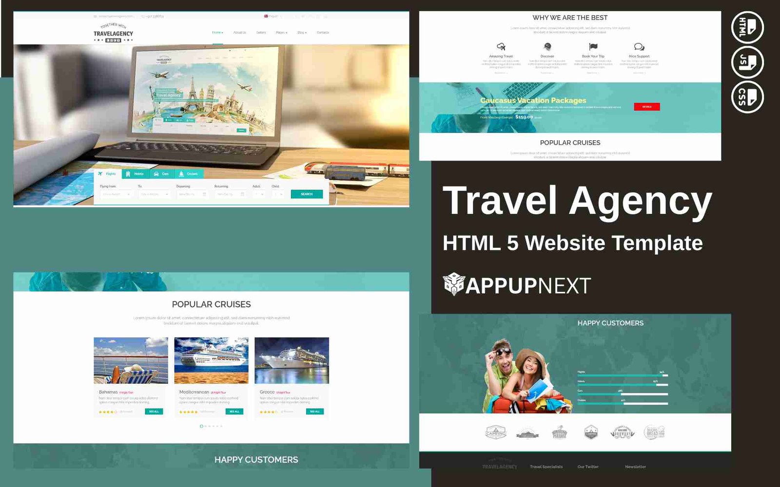 Travel Agency - HTML 5 Website Template - v3