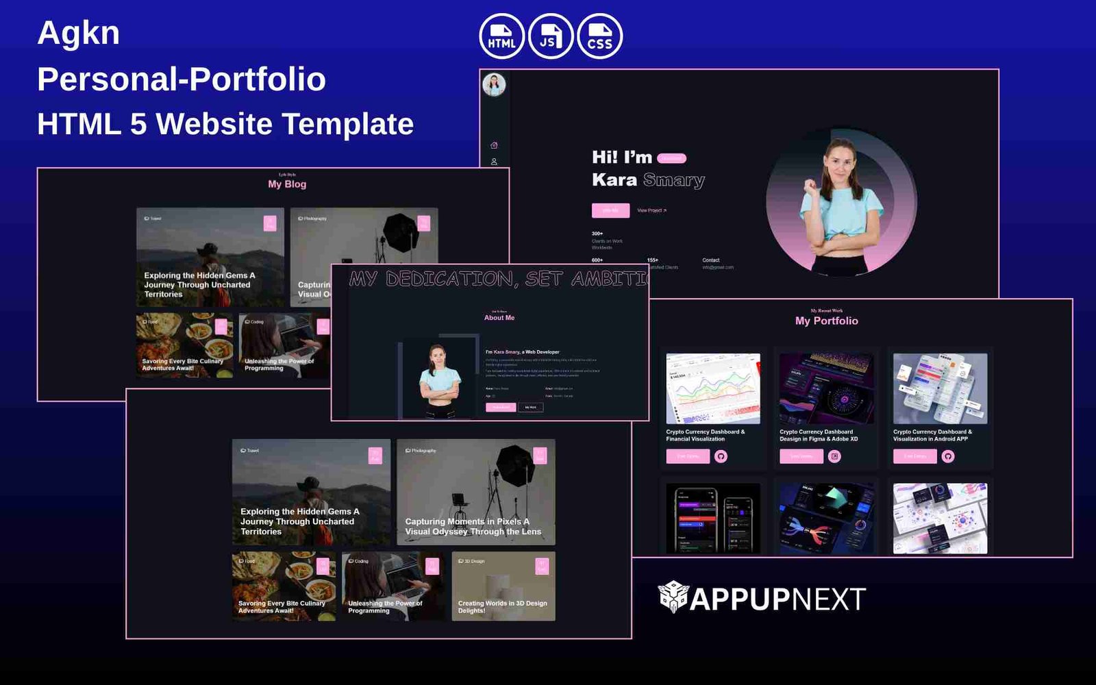 Agkn -Personal‑Portfolio - HTML 5 Website Template - v3