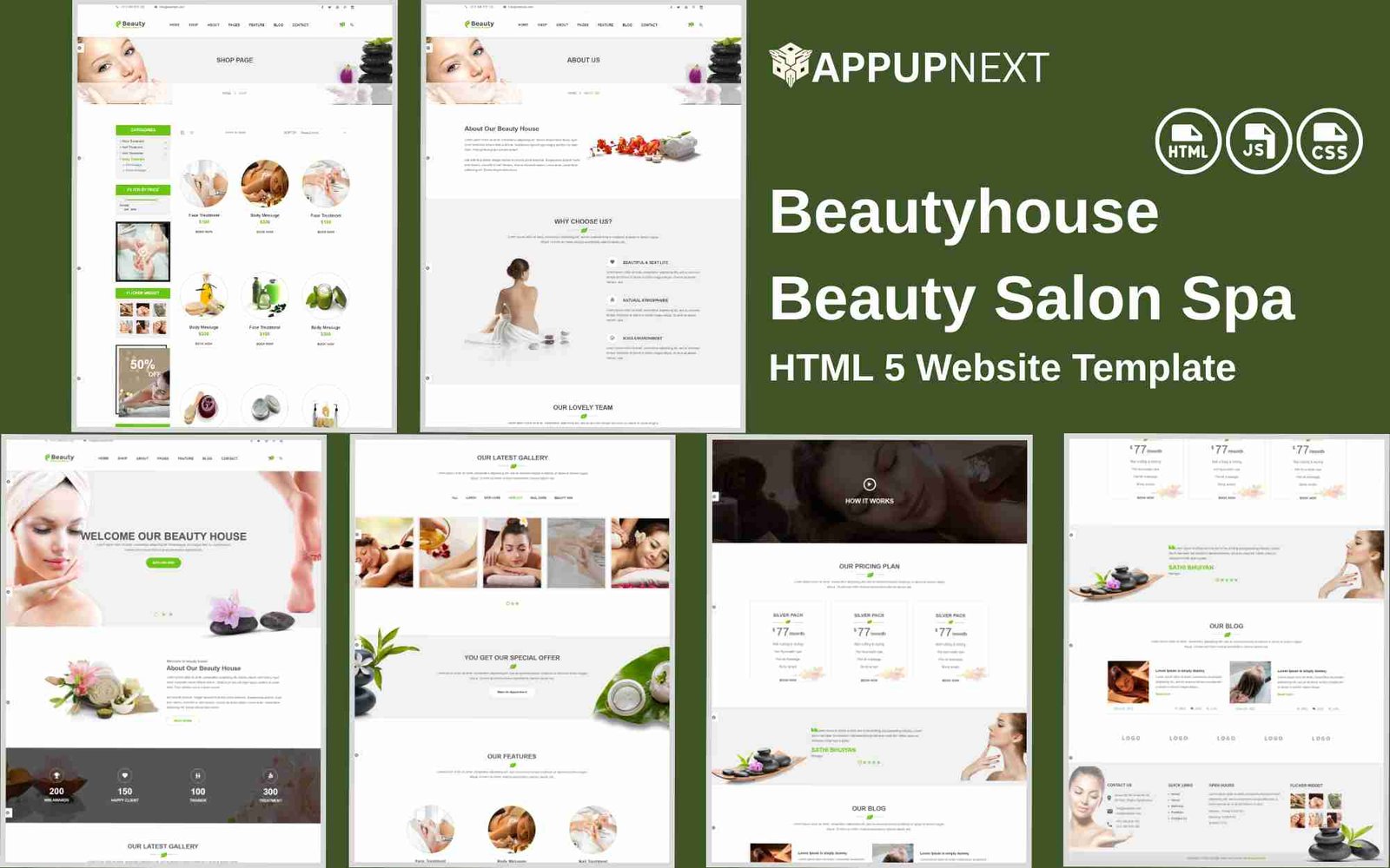 Beautyhouse - Beauty Salon Spa - HTML 5 Website Template - v2