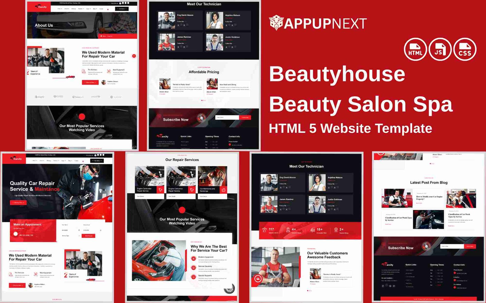 Carcity - Car Dealership Business - HTML 5 Website Template - v2