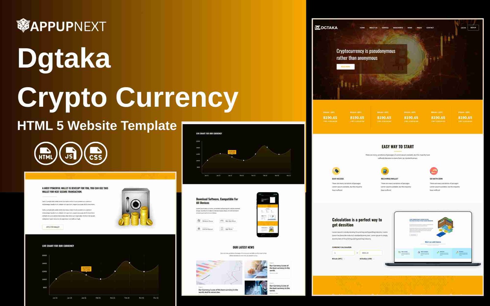 Dgtaka - Digital Agency - HTML 5 Website Template - v4