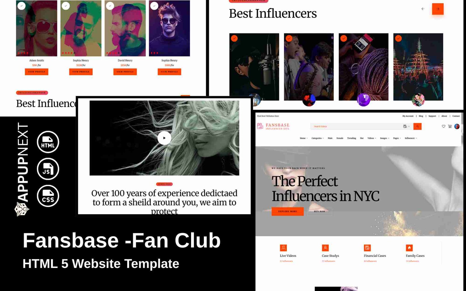 Fansbase -Fan Club - HTML 5 Website Template - v3