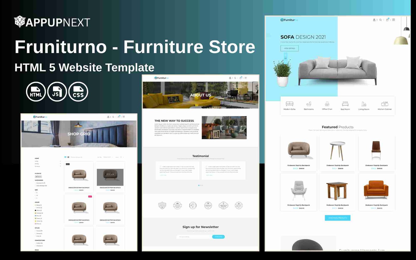 Fruniturno -Furniture Store  - HTML 5 Website Template