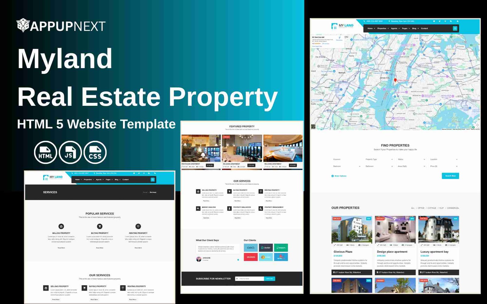 Myland - Real Estate Property - HTML 5 Website Template - v3