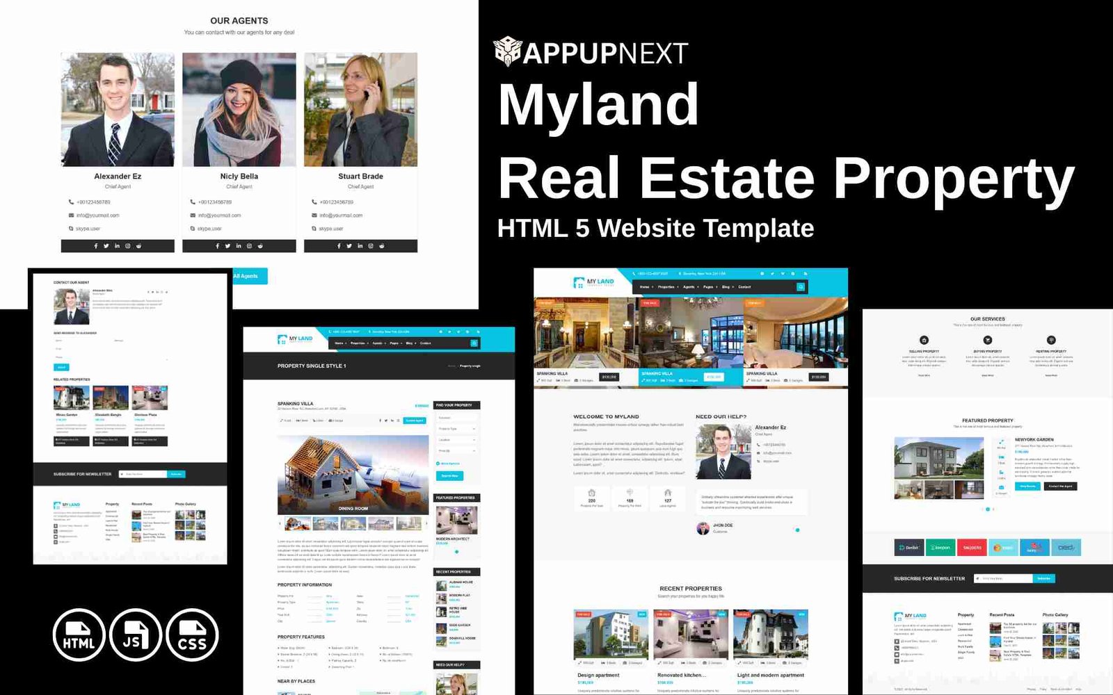 Myland - Real Estate Property - HTML 5 Website Template - v4