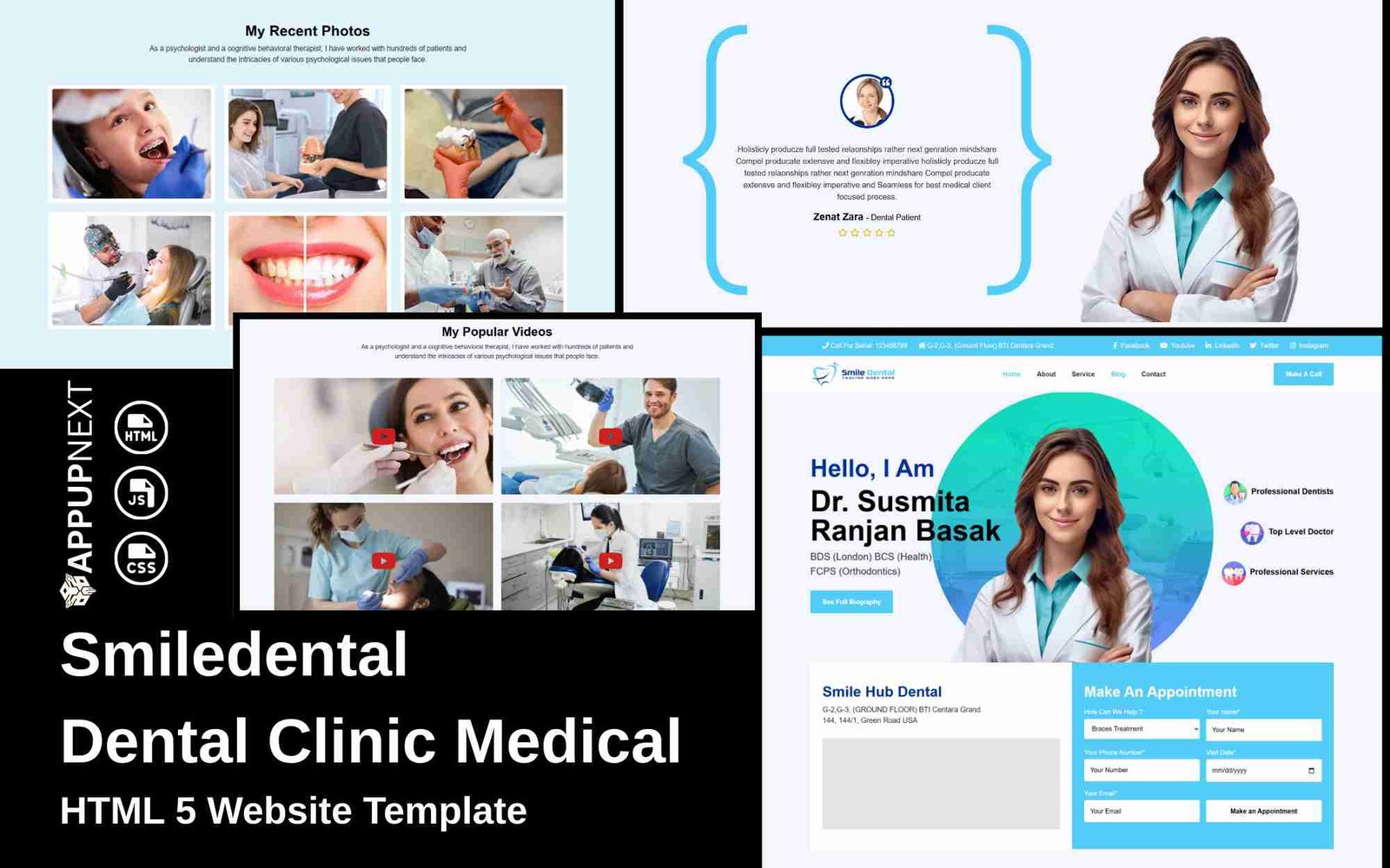 Smiledental - Dental Clinic Medical - HTML 5 Website Template