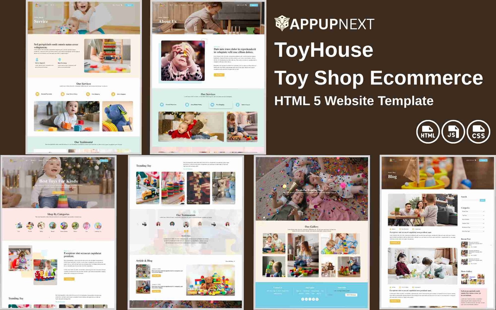 ToyHouse - Toy Shop Ecommerce - HTML 5 Website Template